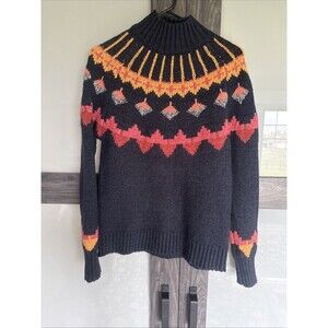 TRIBAL MOCK NECK  SWEATER Woman’s Size TP/XS (Retails $120)